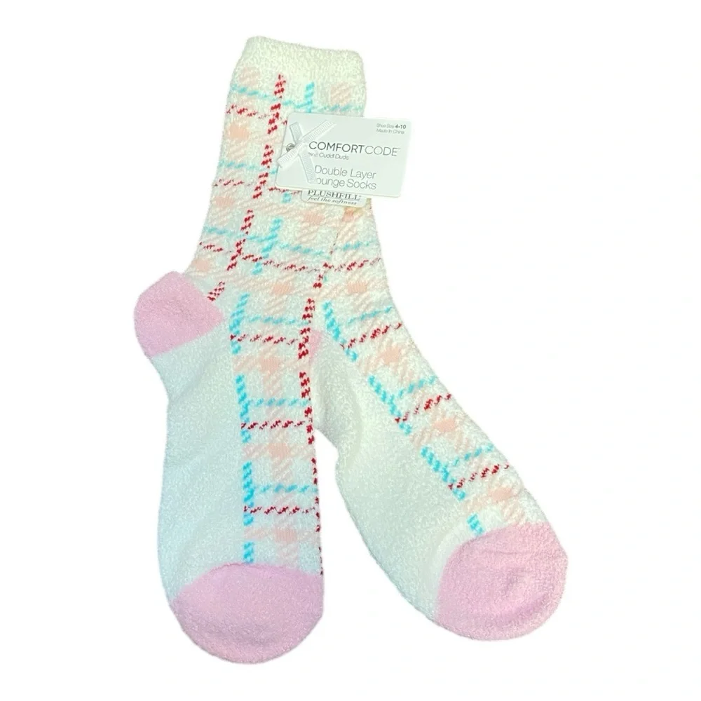 Comfort Code 3-pack Holiday Microterry Double Layer Lounge Socks
